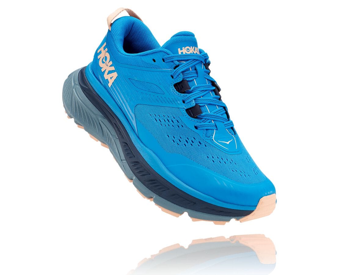 Hoka One One Stinson Atr 6 Philippines - Ladies Trail Running Shoes - Indigo / Apricot | GA9843560